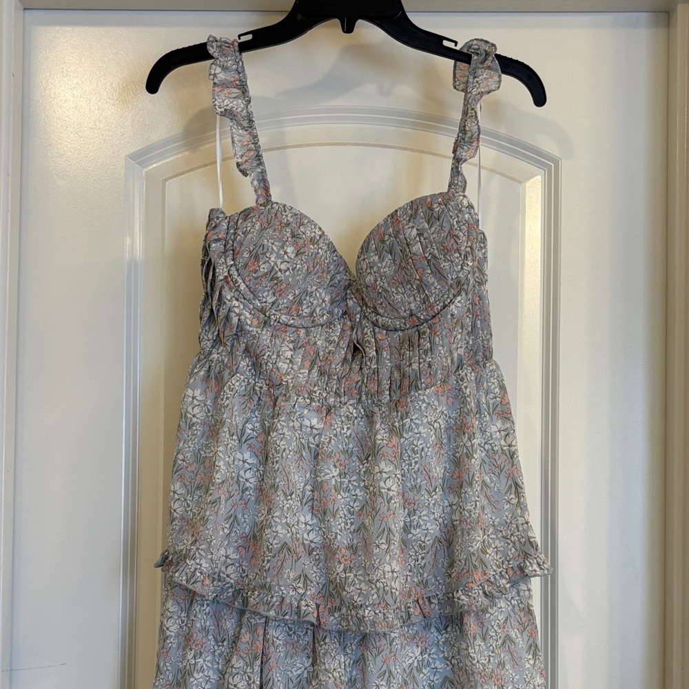 Astr Floral Maxi Dress